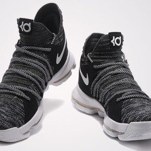 KD 10 Black and Grey Shoes